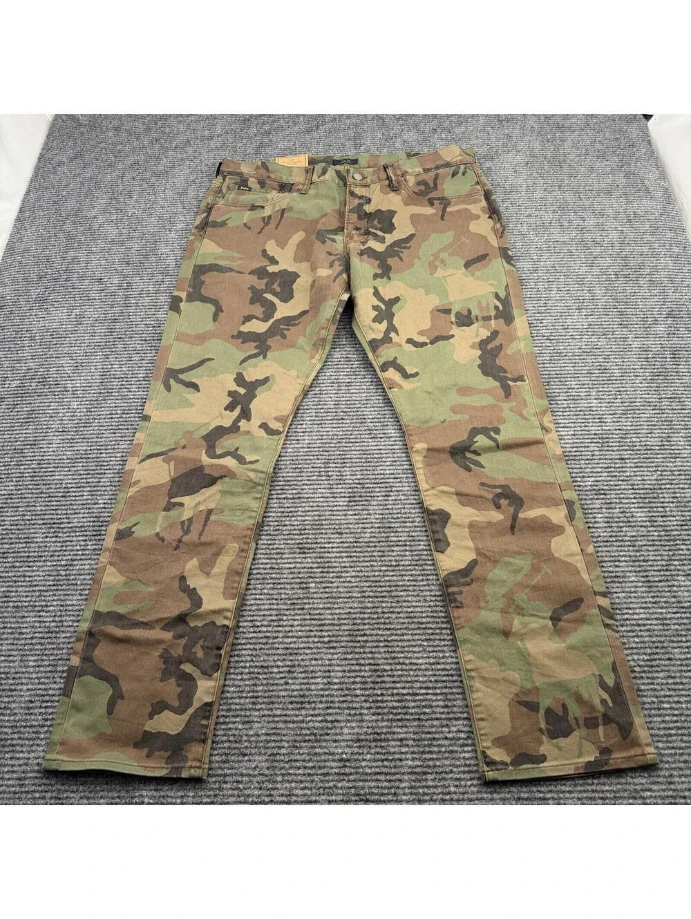 Polo Ralph Lauren Sullivan Slim Camouflage Denim Men’s Size 32x30 Stretch NWT